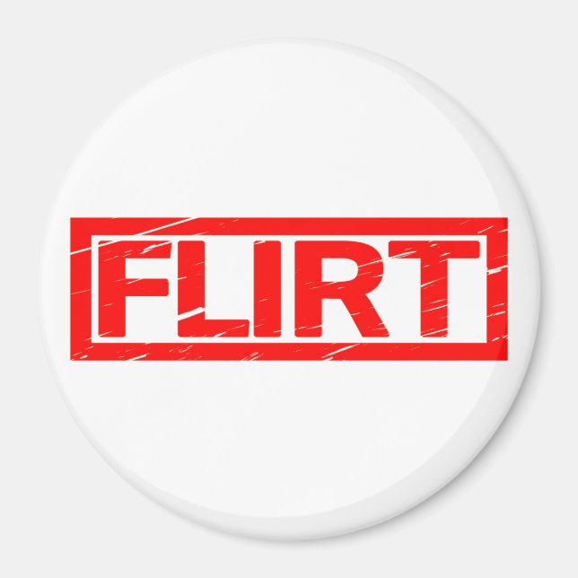 Aimant Tampon de flirt (Devant)