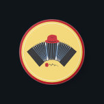 Aimant Tangon argentin Fedora et Rose rouge<br><div class="desc">Parfait pour montrer son amour du tango,  de la danse tango et du bandonéon ! Grand cadeau pour danseurs de tango,  danseurs de tango,  professeurs de tango et organisateurs de milonga.</div>