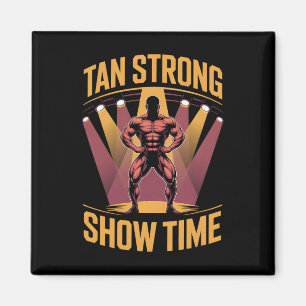 Aimant Tanning Lit Tan Athlètes Forts Gym Goes Bronze T