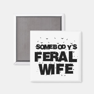 Aimant Tante de Feral - Tante de Blessed Funny Tante