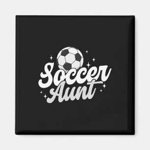 Aimant Tante de football Tante fière d'un joueur de footb