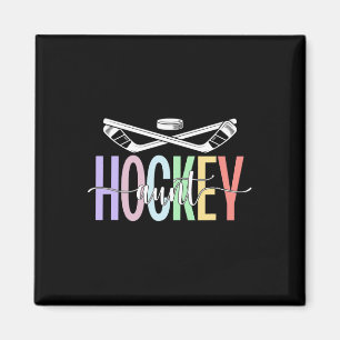 Aimant Tante de hockey sur glace Bohème Joueuse de hockey