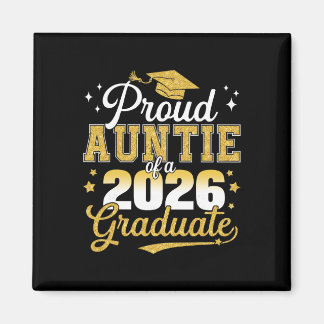 Aimant Tante fière d'un étudiant diplômé de la promotion