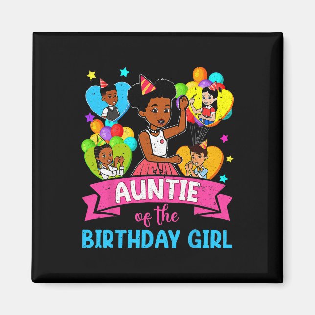 Aimant Tante Gracie's Corner Birthday Dolls mignonne Part (Devant)