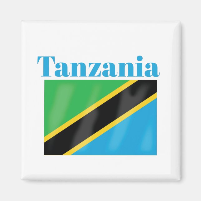Aimant Tanzania Flag (Devant)