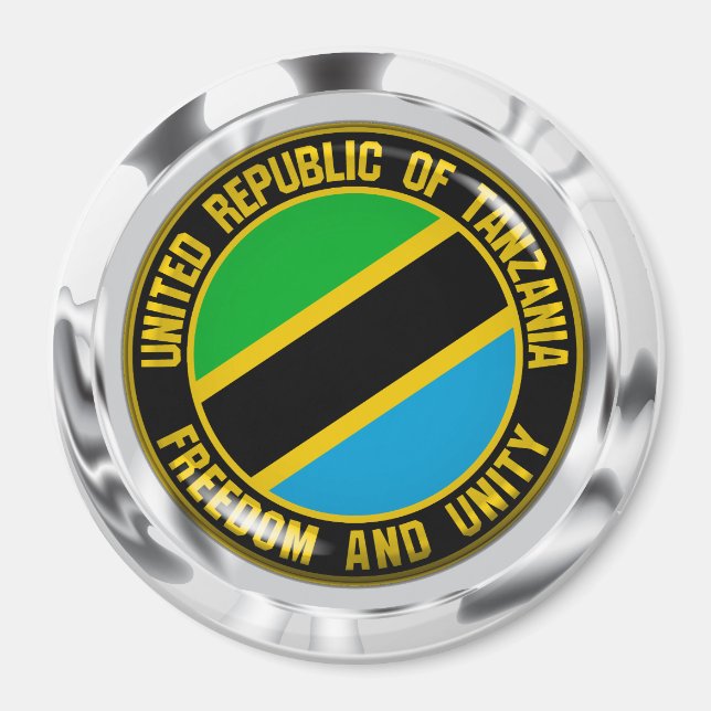 Aimant Tanzania Round Emblem (Devant)