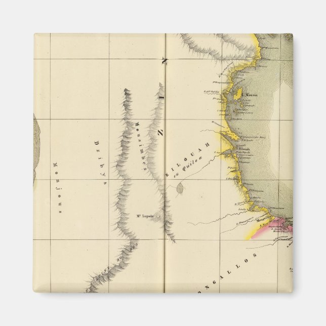 Aimant Tanzanie, Mozambique 43 (Devant)