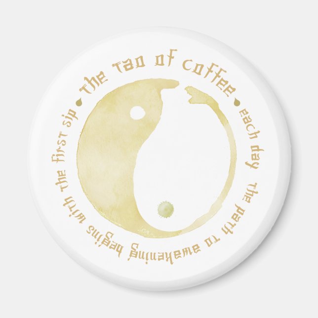 aimant tao du café (Devant)