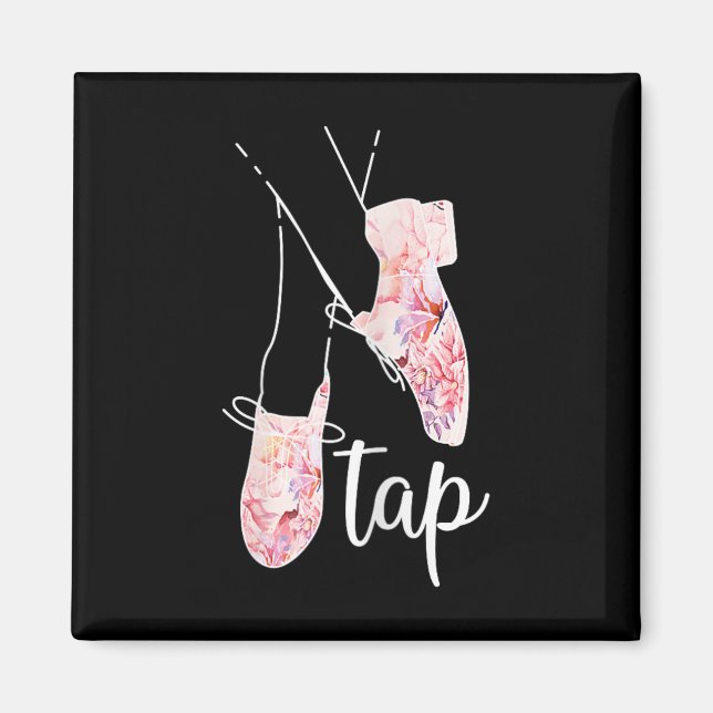Aimant Tap Dance Lover Tap Danseuse Professeur de danse (Devant)