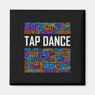 Aimant Tap Dance Words Lover Don Tap Dancer Danses Dancin