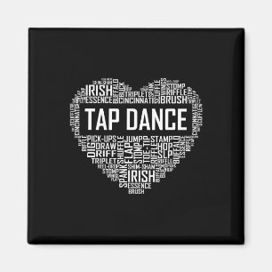 Aimant Tap Danse Coeur Amoureux Cadeau Tap Danseuse Cadea