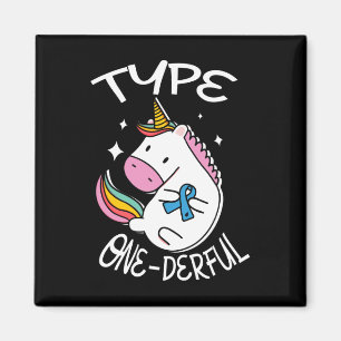 Aimant Tapez une licorne à un derful pour une loi sur le