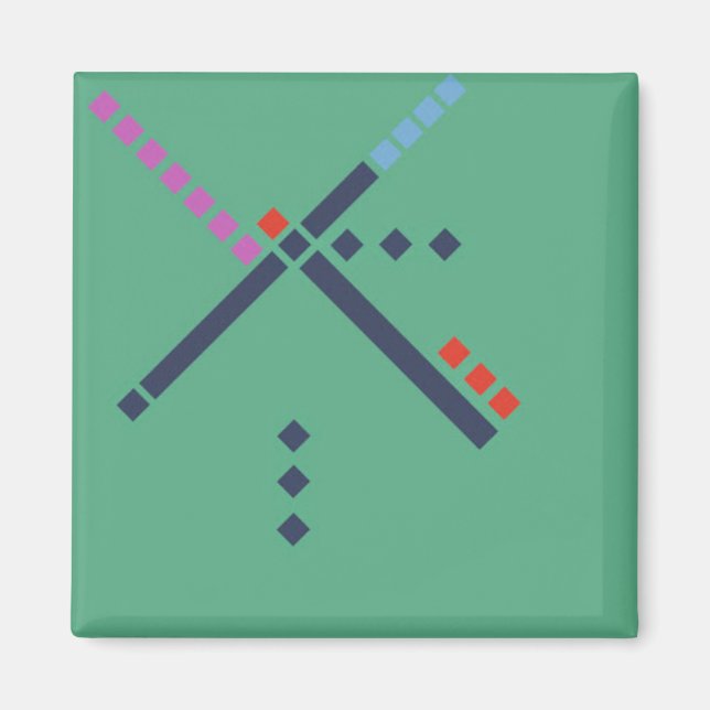 Aimant Tapis aéroport PDX (Devant)