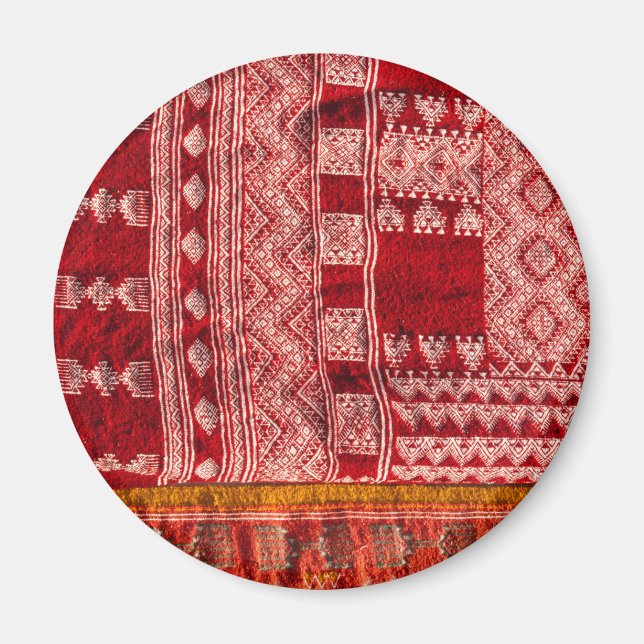Aimant Tapis rouge au marché (Devant)