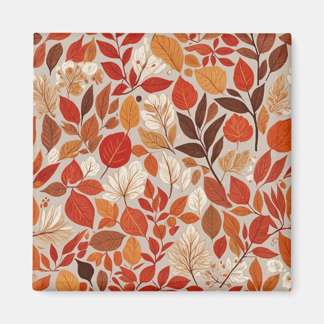 Aimant Tapisserie d'automne (Devant)