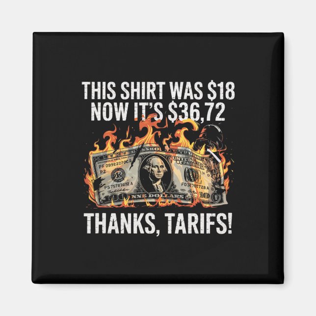 Aimant Tariffé ! Trump China Meme Tee - 104% Funny Tra (Devant)