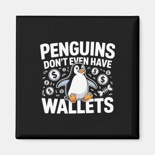 Aimant Tarifs Sur Les Pingouins Heard Island Funny Trump  (Devant)