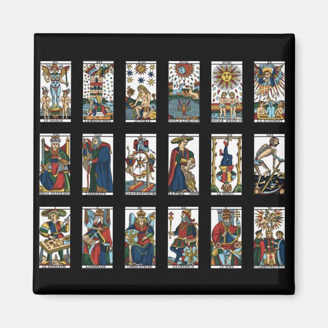 Aimant Tarot Arcanes Majeurs (Devant)