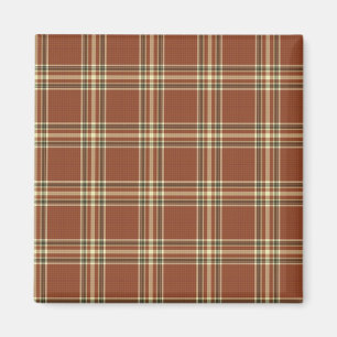 Aimant Tartan Brown