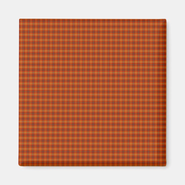 Aimant Tartan orange (Devant)