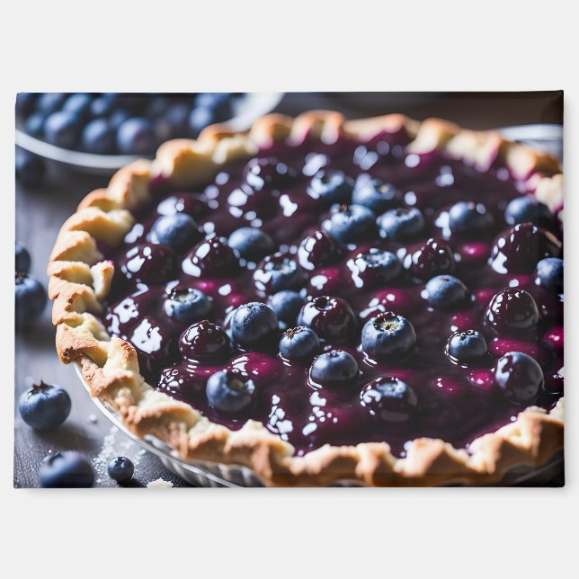 Aimant Tarte aux myrtilles (Recto)