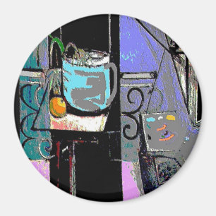 Aimant Tasse de café de style de Matisse