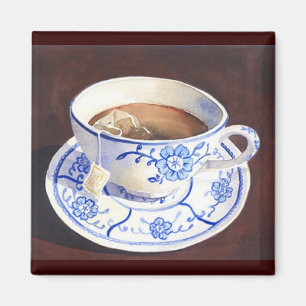 Aimant Tasse de thé avec le sac à thé