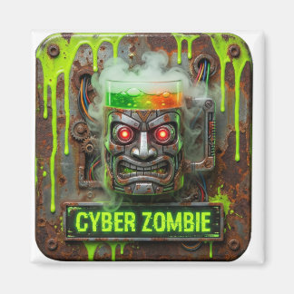 Aimant Tasse Tiki Absinthe Cyber Zombie