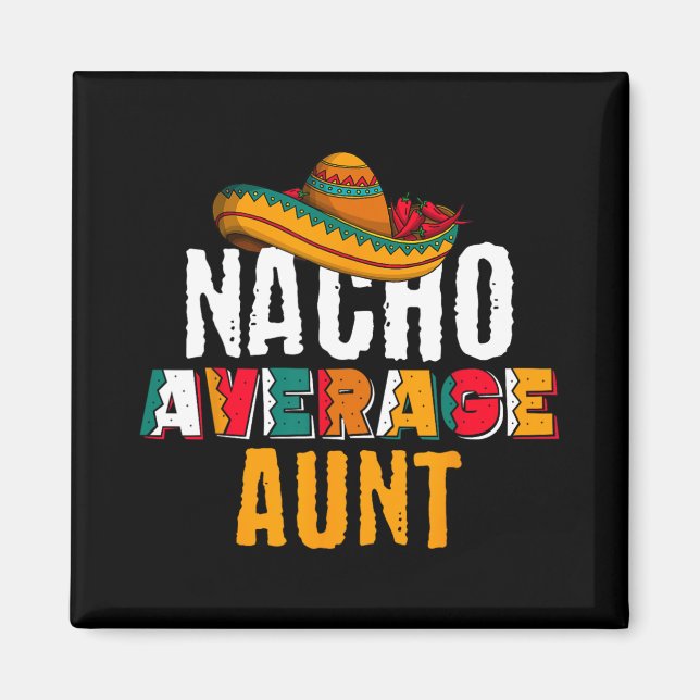 Aimant Tata moyenne pas Cinco De Mayo drôle Mexicaine Lat (Devant)
