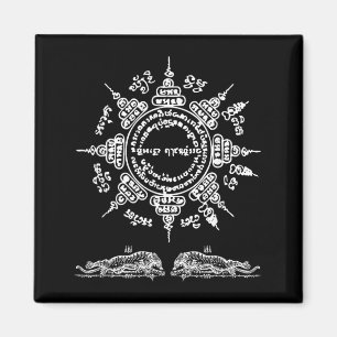 Aimant Tatouage Bouddha Muay Thai Culturelle Sak