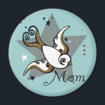 Aimant Tatouage urbain Conception d'oiseaux hirondelles<br><div class="desc">Tatouage urbain Conception d'oiseaux hirondelles</div>