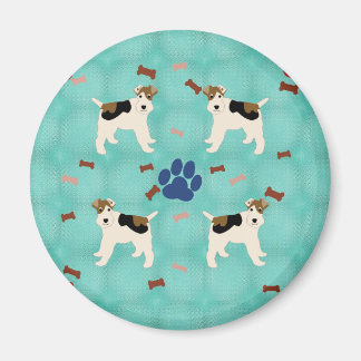 Aimant Tatouage Wire Fox Terrier