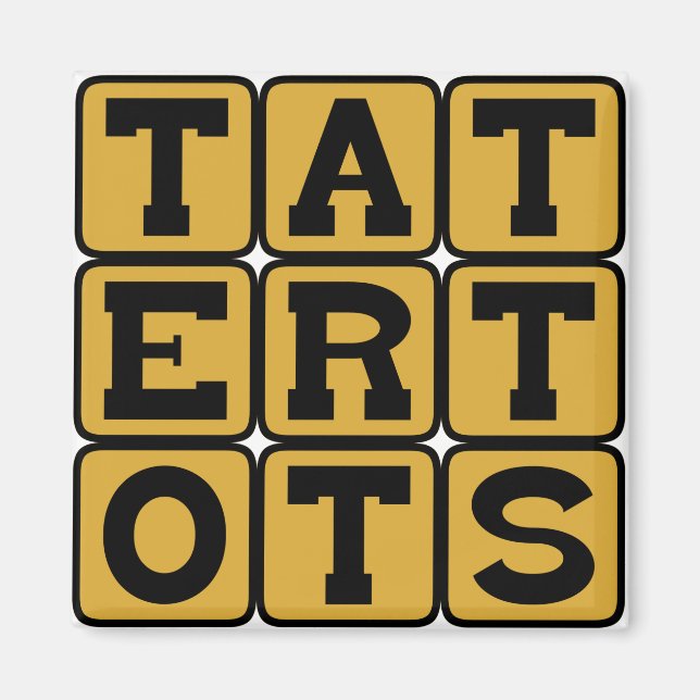 Aimant Tatouages, Pomme de terre frite (Devant)