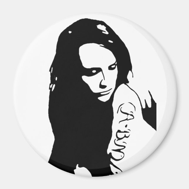 Aimant Tattooed girl (Devant)