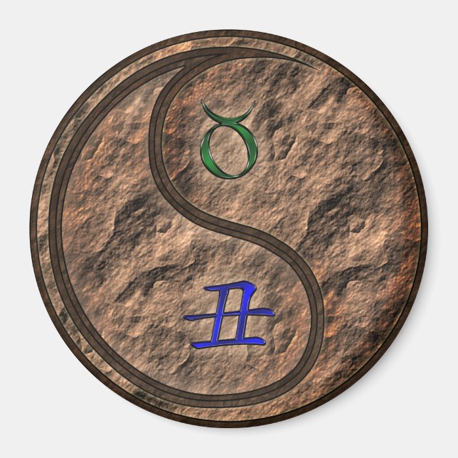 Aimant Taureau & Bœuf de terre (Devant)