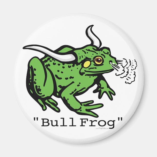 Aimant Taureau de grenouille par Mudge Studios (Devant)