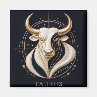 Aimant ♉ Taureau élégant Zodiaque Taureau doré Astrologie