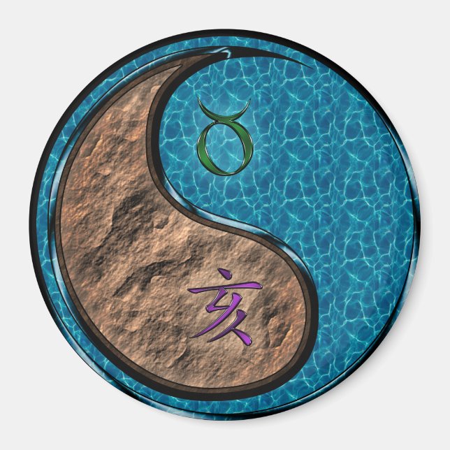 Aimant Taureau & Sanglier d'eau (Devant)