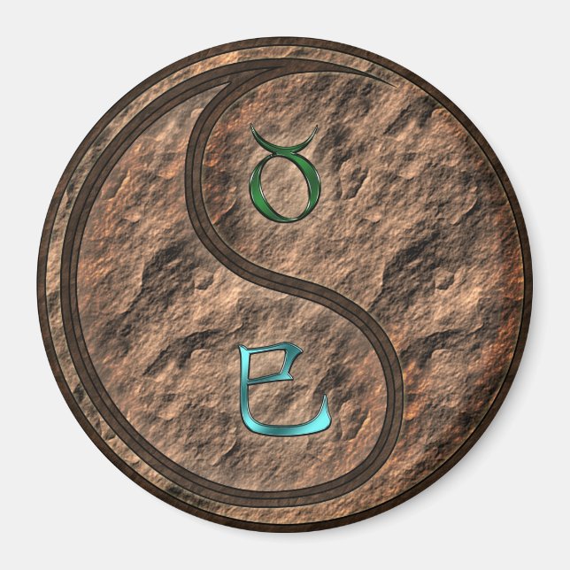 Aimant Taureau & Serpent de terre (Devant)