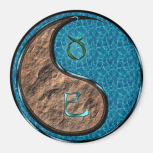 Aimant Taureau & Serpent d'eau