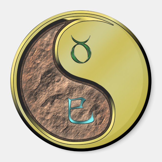 Aimant Taureau & Serpent Métal (Devant)