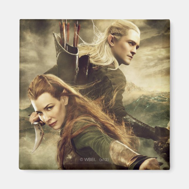 Aimant TAURIEL™ et LEGOLAS GREENLEAF™ Movie Poster 3 (Devant)