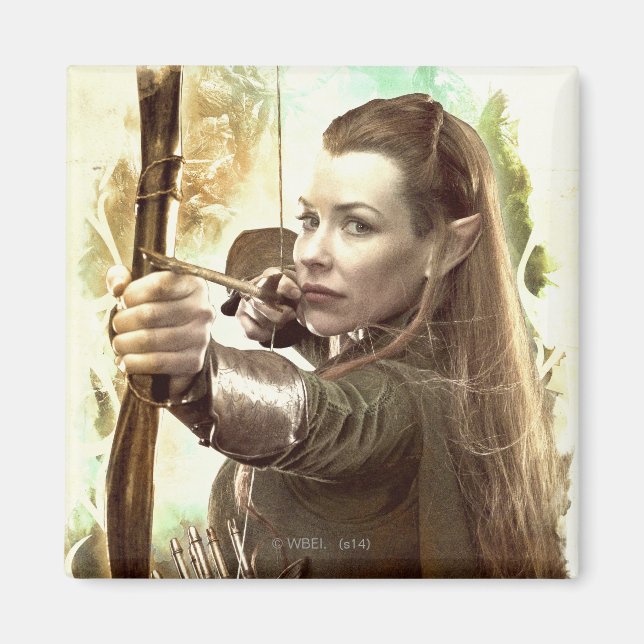 Aimant TAURIEL™ Fille de Mirkwood (Devant)