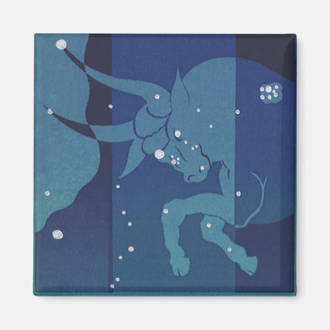 Aimant Taurus Bull Constellation Astrologie Zodiaque Vint (Devant)