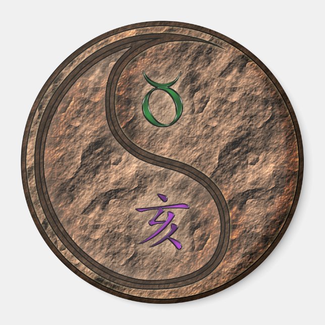 Aimant Taurus & Earth Boar (Devant)