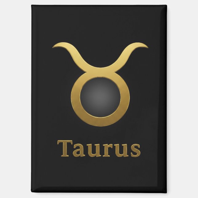 Aimant Taurus Zodiac / Imán de Nevera Símbolo de Tauro (Recto)