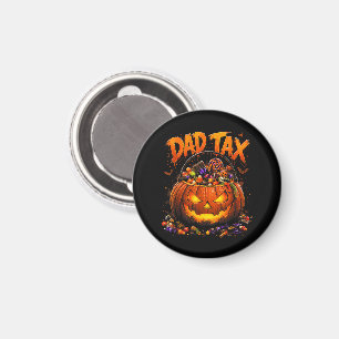 Aimant Taxe Papa Drôle Halloween Citrouille