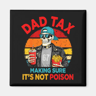 Aimant Taxe Papa S'Assurant Que Ce N'Est Pas Du Poison Po