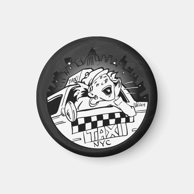 Aimant Taxi fille (Devant)