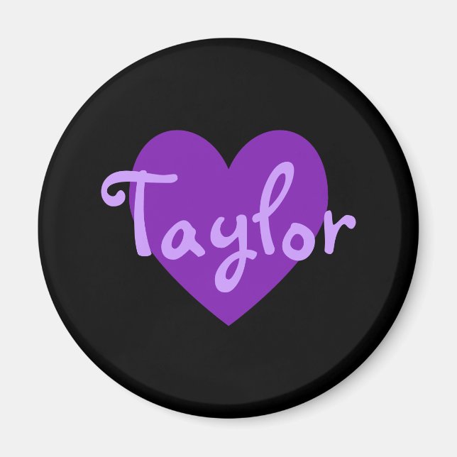 Aimant Taylor en violet (Devant)